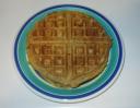Avocado Pecan Vegan Waffles for Two
