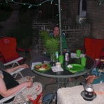 waffles on patio