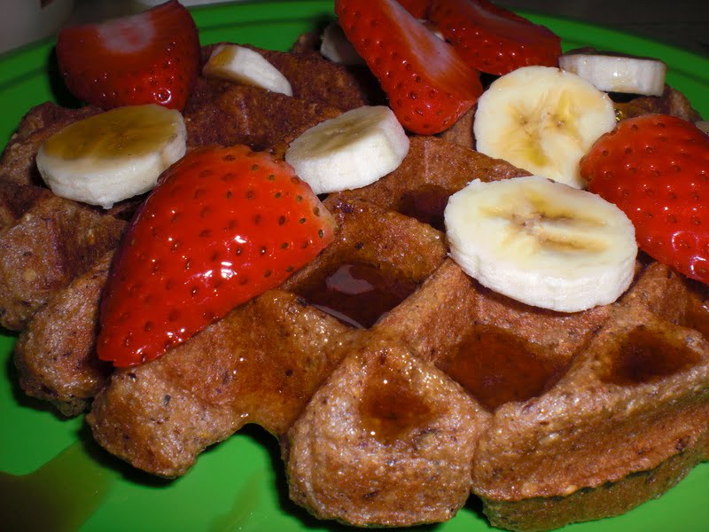 vegan waffles from surprisingly vegan waffle mix