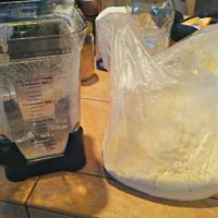 home ground rice flour for vegan waffles