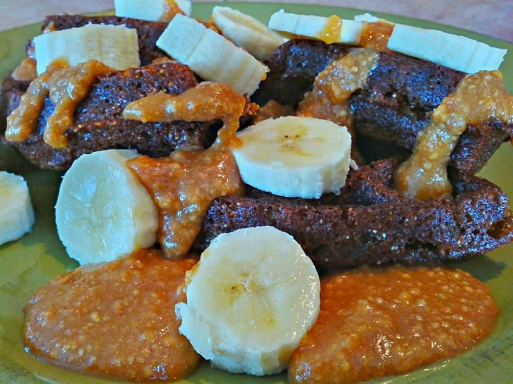 Peanut Butter Ginger Maple Vegan Waffle Sauce